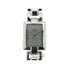 MONDIA by ZENITH Affinity quarzo acciaio rettangolare referenza SKV 92298 new.